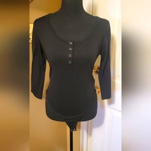 Women's Tresics black bodysuit, Thong.